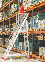 Drabina magazynowa aluminiowa MFTS 2