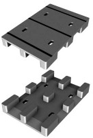 Palety plastikowe 1200x800 ABR pełne na stopach 2