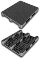 Palety plastikowe 1200x1000 ABR pełne 1