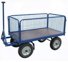 Wózek przyczepa na kołach pneumatycznych 3