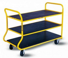 Wózki 3-półkowe ze zdejmowanymi półkami 1