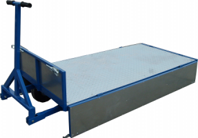 Wózek przyczepa na kołach pneumatycznych 2