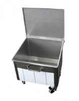 Pojemnik na kołach ze stali kwasoodpornej AISI 304 1