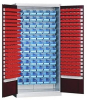 Szafy warsztatowe z pojemnikami 1