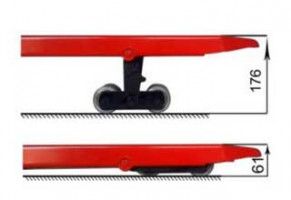 Wózki paletowe nisko-profilowe ZAKREM 2