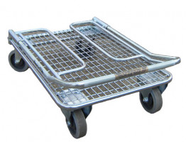 Wózki chromowane ze składanym uchwytem 2